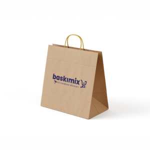 Kraft Çanta ( Tek Renk Baskı) - Görsel 4
