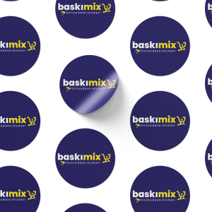 Özel Kesim Kuşe Sticker - EÖ - Görsel 3